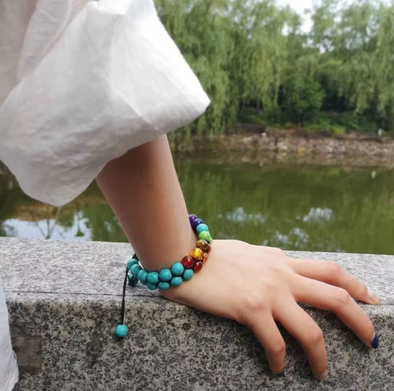 SSFH 7-Chakra Alignment Bracelet – Divine Energy Balancing