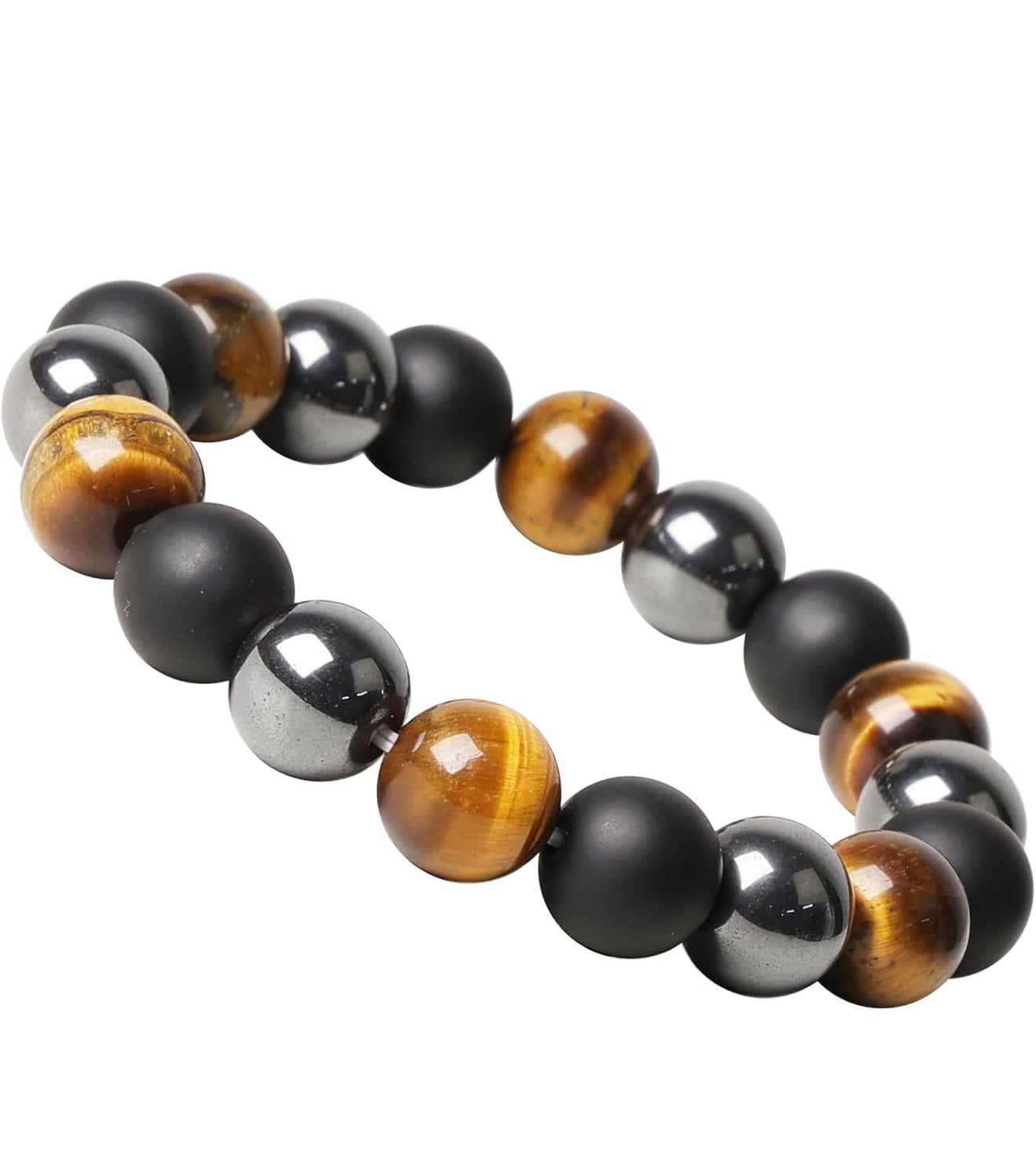 SSFH Power Protection Bracelet – Obsidian, Tiger Eye & Hematite